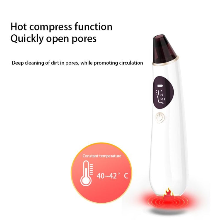H001 Hot Compress Visible Electric Blackhead Suction Instrument Pore Cleaner