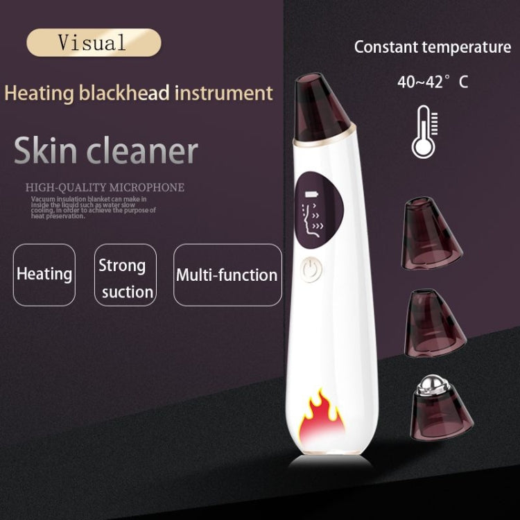 H001 Hot Compress Visible Electric Blackhead Suction Instrument Pore Cleaner