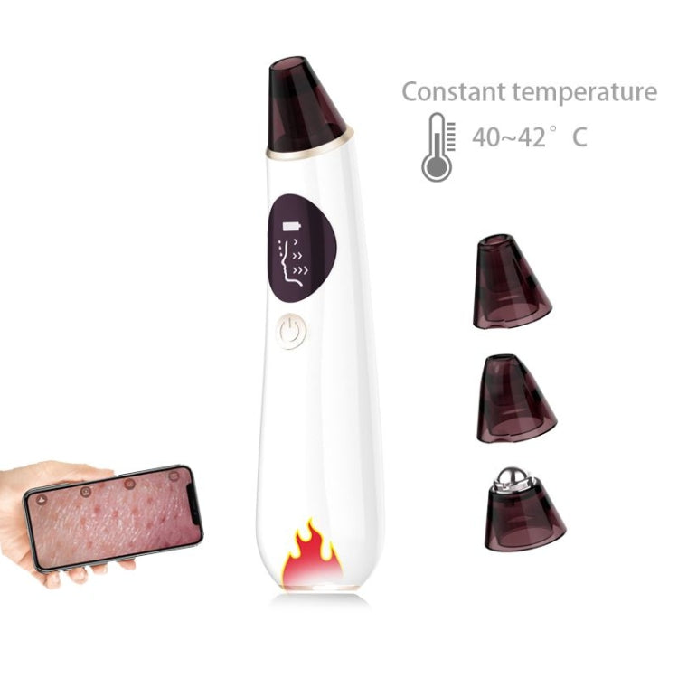 H001 Hot Compress Visible Electric Blackhead Suction Instrument Pore Cleaner