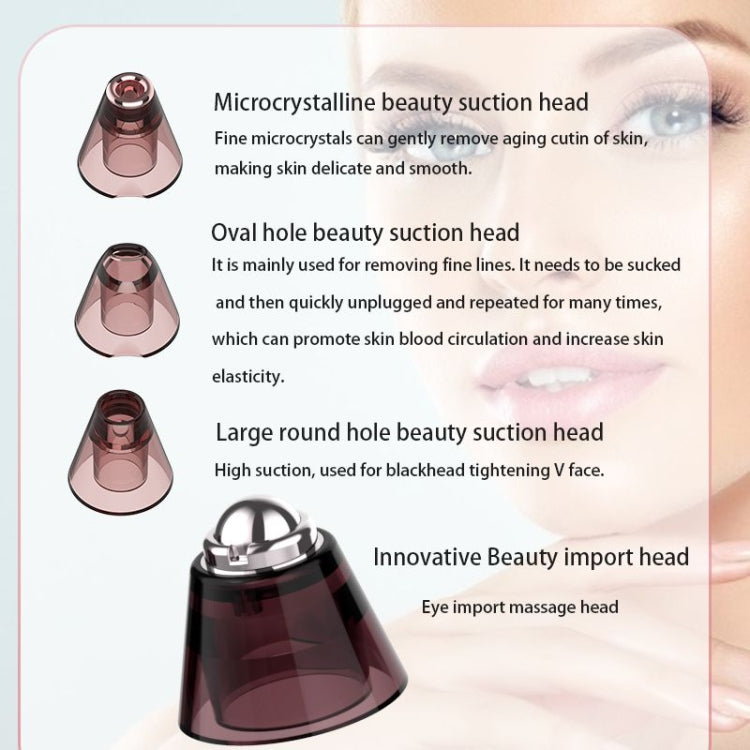 H001 Hot Compress Visible Electric Blackhead Suction Instrument Pore Cleaner