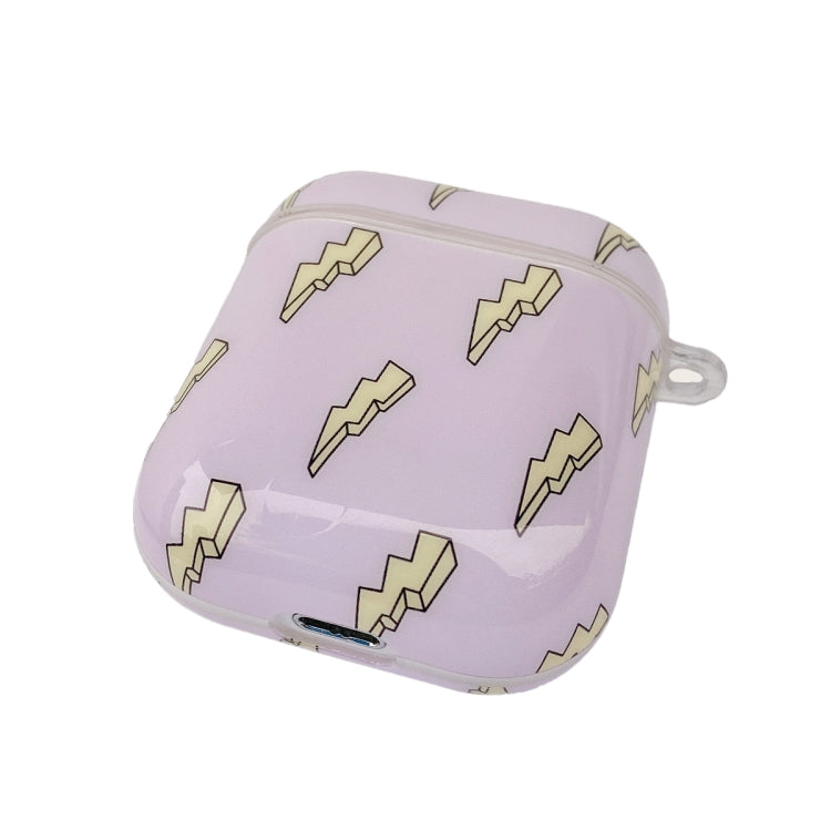 Painted TPU Earphone Protective Case with Hook For AirPods 1 / 2