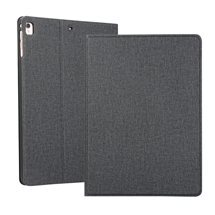For iPad 10.2 2021 / 2020 / 2019 Voltage Craft Cloth TPU Protective Case with Holder