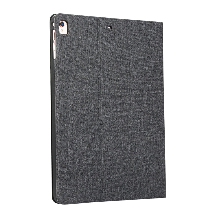 For iPad 10.2 2021 / 2020 / 2019 Voltage Craft Cloth TPU Protective Case with Holder