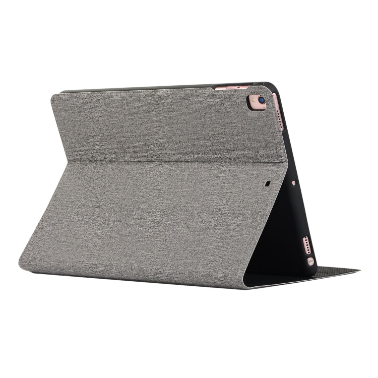 For iPad 10.2 2021 / 2020 / 2019 Voltage Craft Cloth TPU Protective Case with Holder
