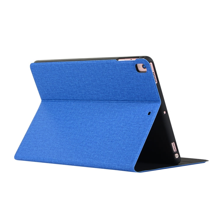 For iPad 10.2 2021 / 2020 / 2019 Voltage Craft Cloth TPU Protective Case with Holder