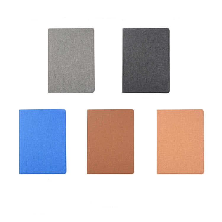 For iPad 10.2 2021 / 2020 / 2019 Voltage Craft Cloth TPU Protective Case with Holder
