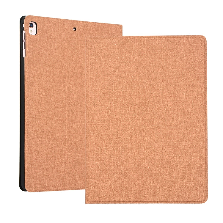 For iPad 10.2 2021 / 2020 / 2019 Voltage Craft Cloth TPU Protective Case with Holder