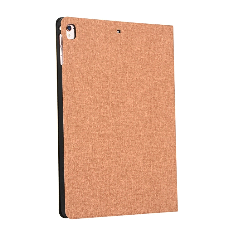 For iPad 10.2 2021 / 2020 / 2019 Voltage Craft Cloth TPU Protective Case with Holder
