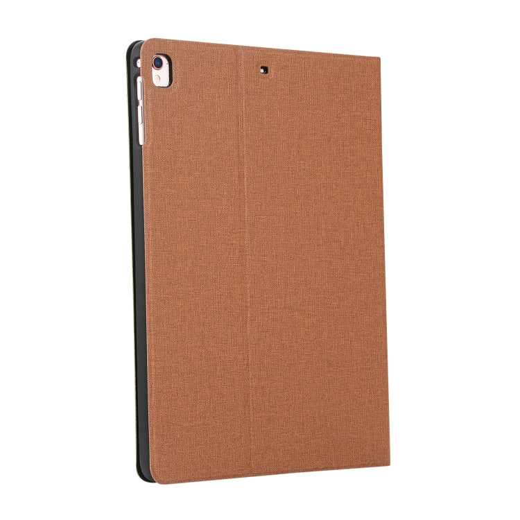 For iPad 10.2 2021 / 2020 / 2019 Voltage Craft Cloth TPU Protective Case with Holder