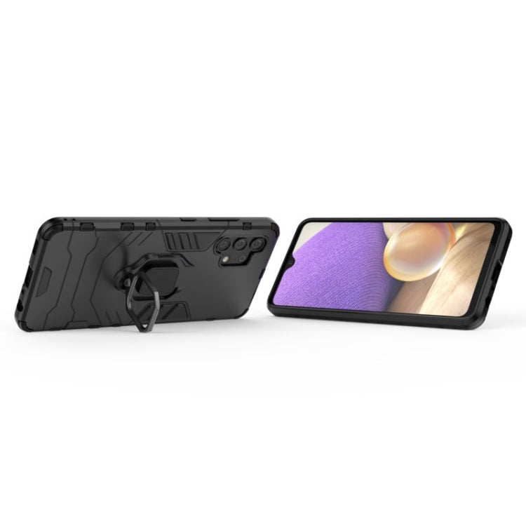 For Samsung Galaxy A32 4G Shockproof PC + TPU Protective Case with Magnetic Ring Holder