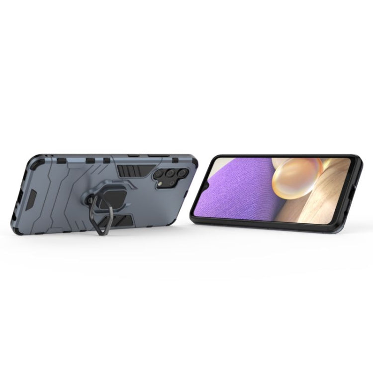 For Samsung Galaxy A32 4G Shockproof PC + TPU Protective Case with Magnetic Ring Holder