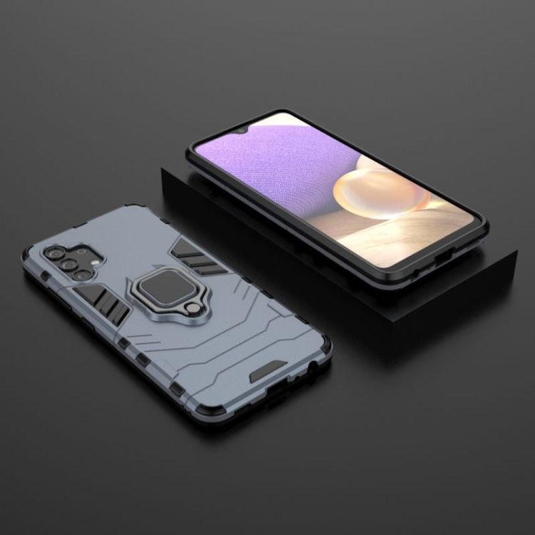 For Samsung Galaxy A32 4G Shockproof PC + TPU Protective Case with Magnetic Ring Holder
