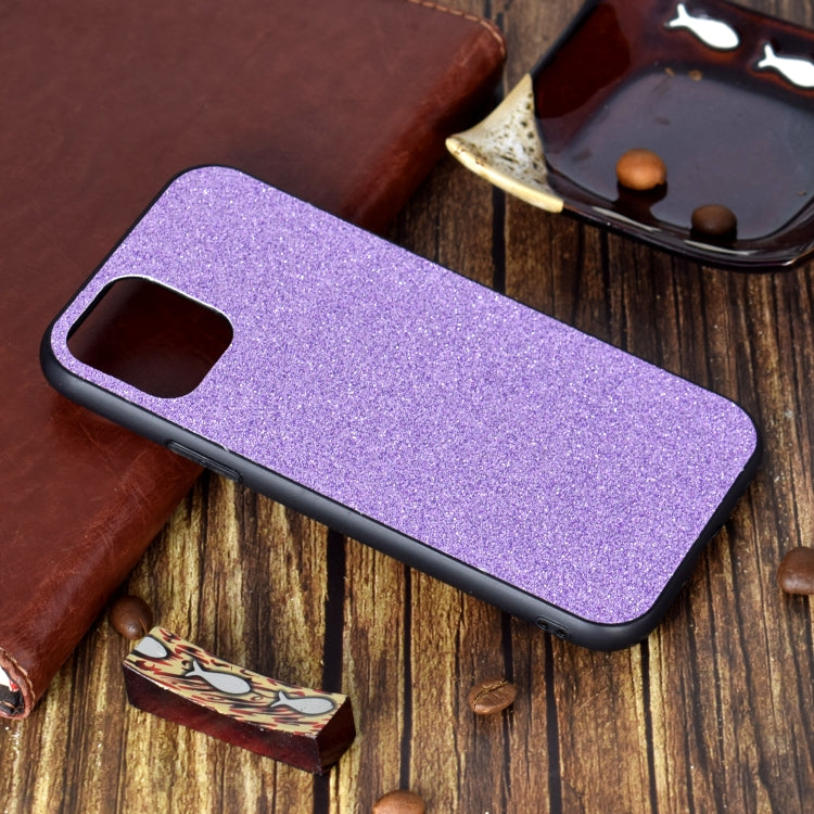 For iPhone 11 Pro Max Shockproof Glitter Powder Paste Skin TPU Protective Case