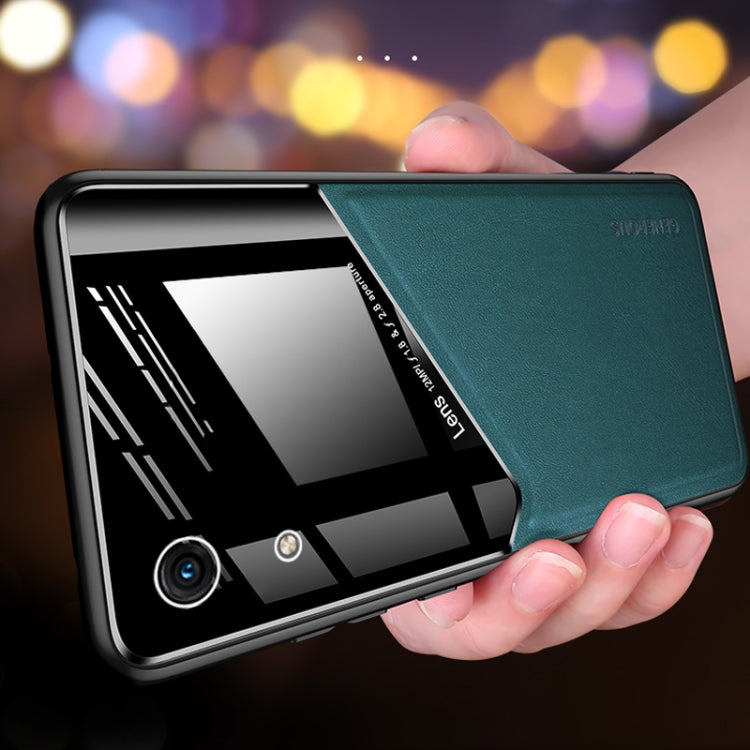 For Honor Play 8a All-inclusive Leather + Organic Glass Protective Case with Metal Iron Sheet
