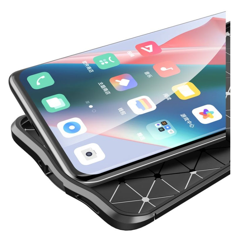 For OPPO Find X3 Litchi Texture TPU Shockproof Case