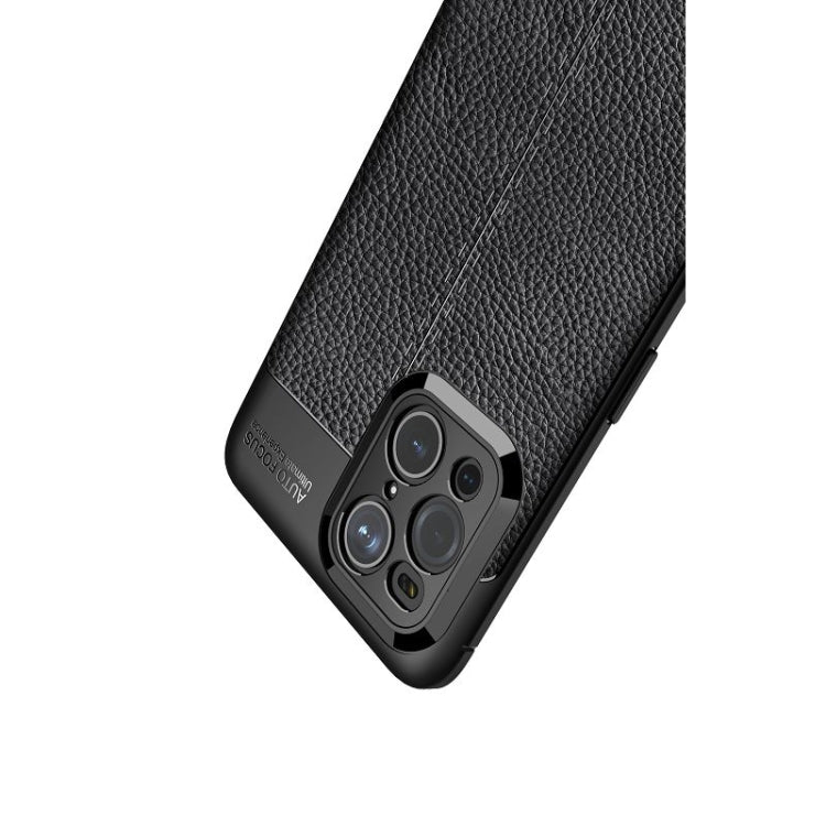 For OPPO Find X3 Litchi Texture TPU Shockproof Case