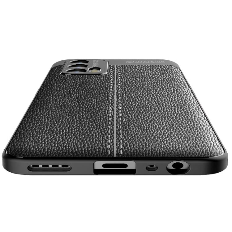 For OPPO Realme GT 5G Litchi Texture TPU Shockproof Case