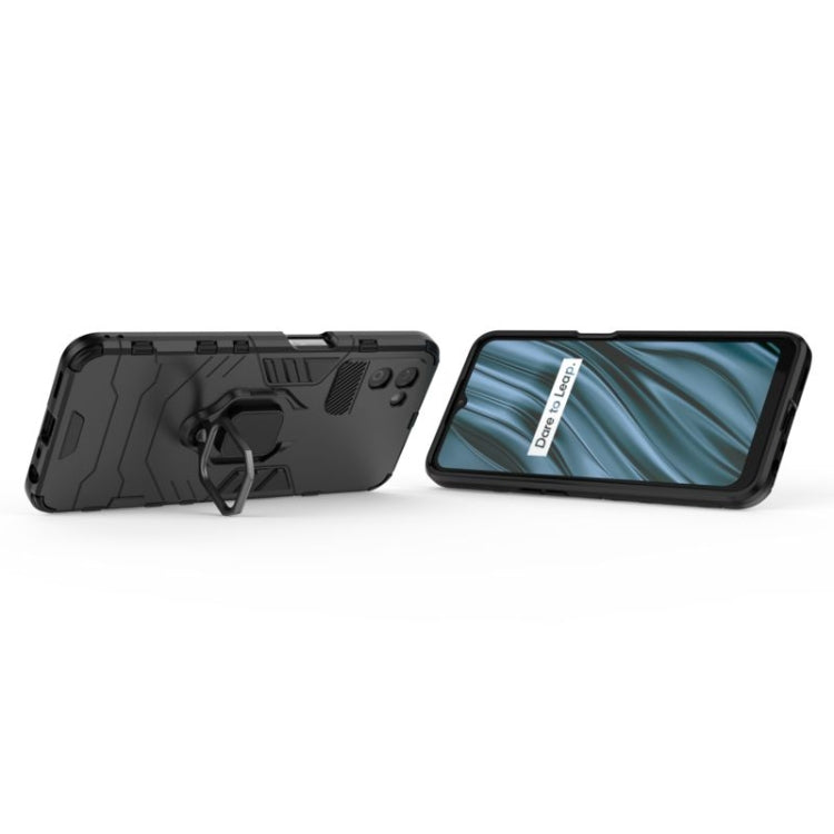For OPPO Realme V11 5G Shockproof PC + TPU Protective Case with Magnetic Ring Holder