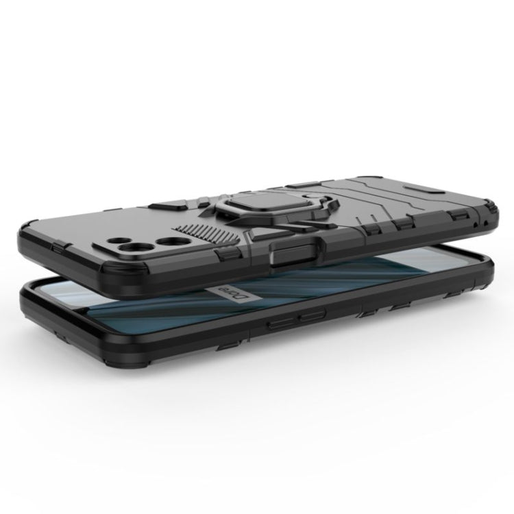 For OPPO Realme V11 5G Shockproof PC + TPU Protective Case with Magnetic Ring Holder