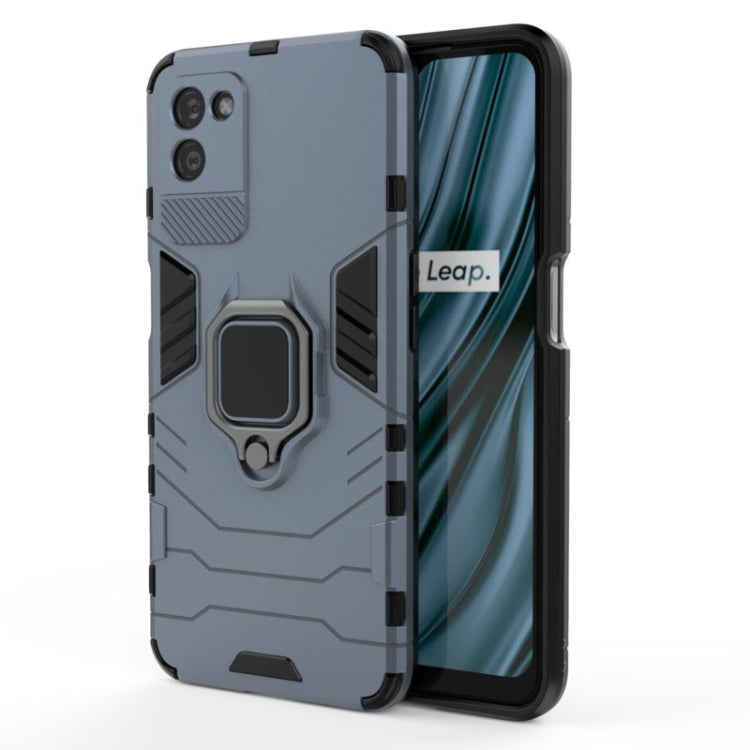 For OPPO Realme V11 5G Shockproof PC + TPU Protective Case with Magnetic Ring Holder