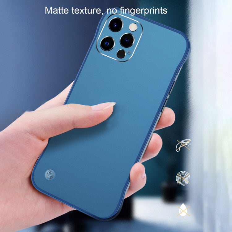 For iPhone 12 Frosted Soft Four-corner Shockproof Case with Finger Ring Strap & Metal Lens Cover