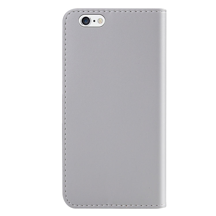 For iPhone SE 2022 / SE 2020 / 8 / 7 Tricolor Stitching Horizontal Flip TPU + PU Leather Case with Holder & Card Slots & Wallet