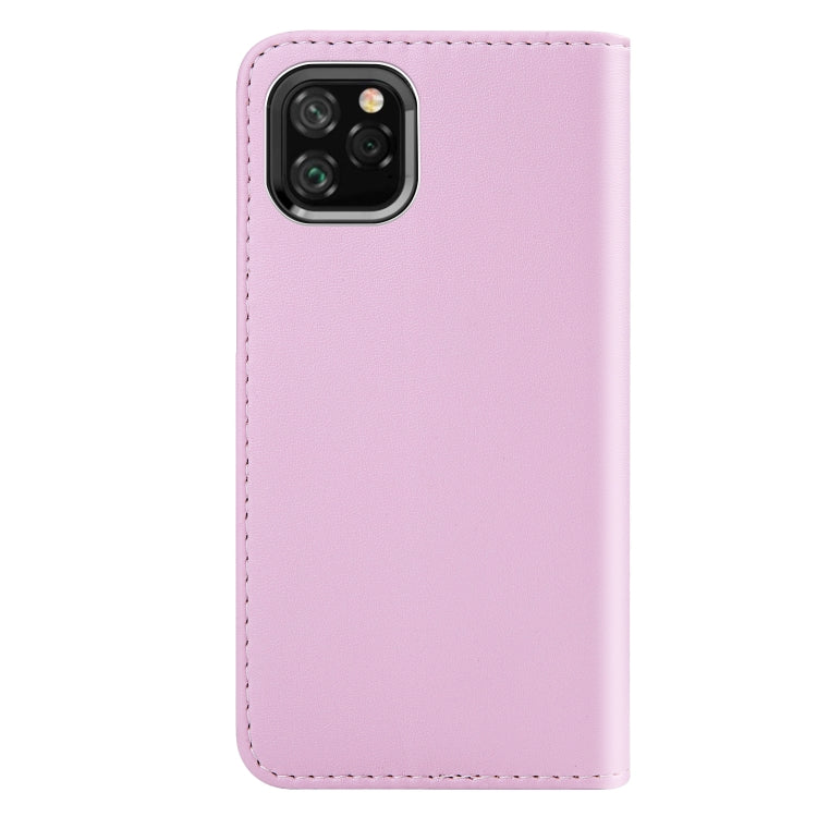 For iPhone 11 Pro Tricolor Stitching Horizontal Flip TPU + PU Leather Case with Holder & Card Slots & Wallet