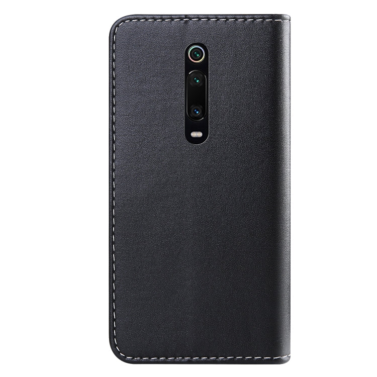 For Xiaomi Redmi K20 Pro / K20 Tricolor Stitching Horizontal Flip TPU + PU Leather Case with Holder & Card Slots & Wallet