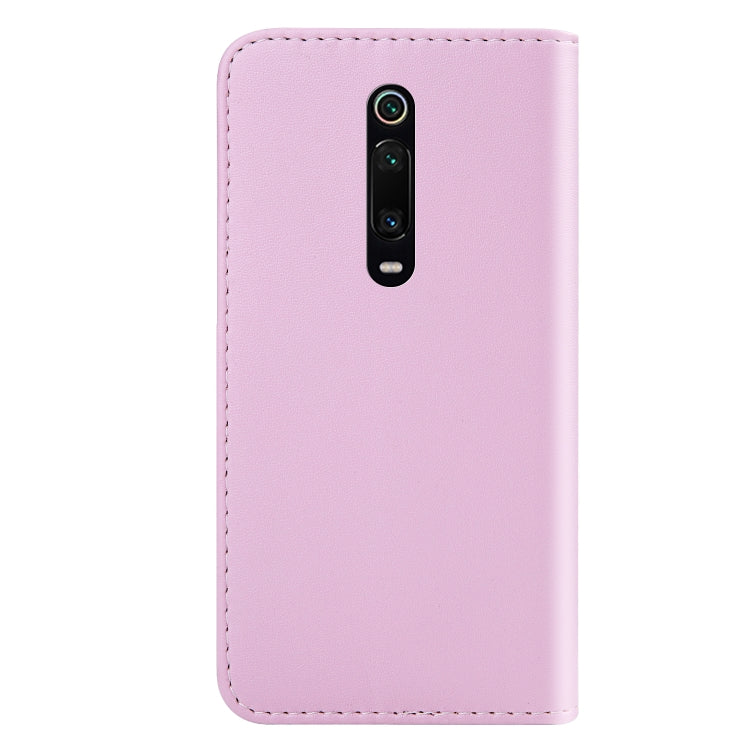 For Xiaomi Redmi K20 Pro / K20 Tricolor Stitching Horizontal Flip TPU + PU Leather Case with Holder & Card Slots & Wallet