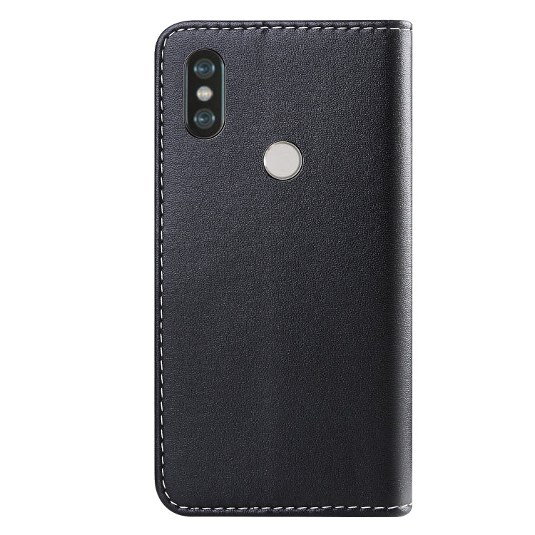 For Xiaomi Redmi Note 5 Pro Tricolor Stitching Horizontal Flip TPU + PU Leather Case with Holder & Card Slots & Wallet