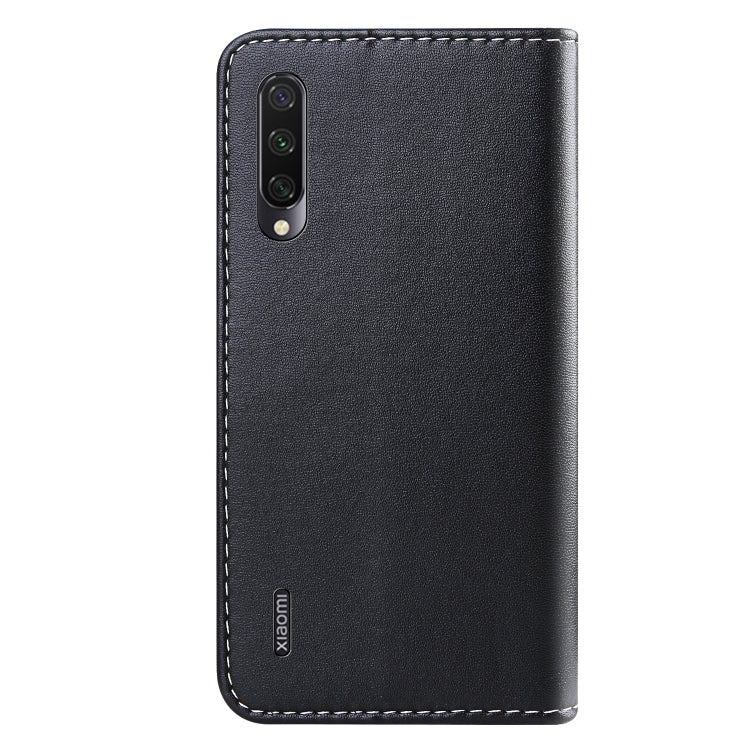 For Xiaomi Mi A3 / Mi CC9e Tricolor Stitching Horizontal Flip TPU + PU Leather Case with Holder & Card Slots & Wallet