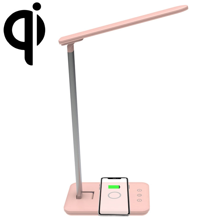 T01 10W Multi-function Aluminum Alloy Folding Touch Desk Lamp Mobile Phone Wireless Charger