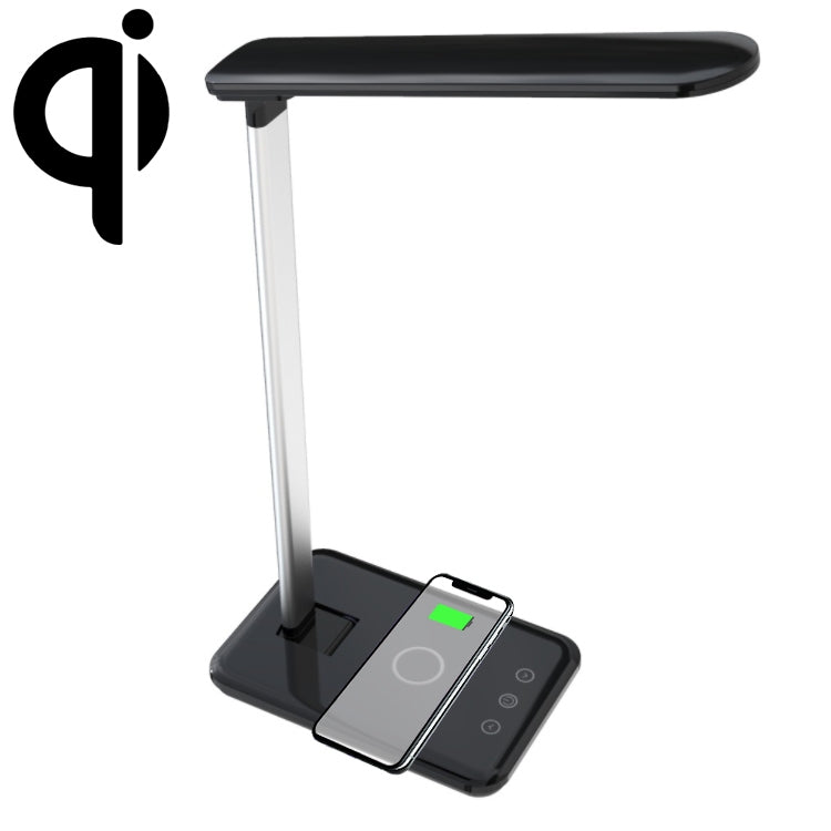 T01 10W Multi-function Aluminum Alloy Folding Touch Desk Lamp Mobile Phone Wireless Charger