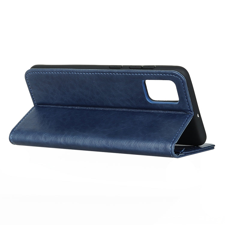 For OPPO Find X3 / X3 Pro Magnetic Crazy Horse Texture Horizontal Flip Leather Case with Holder & Card Slots & Wallet