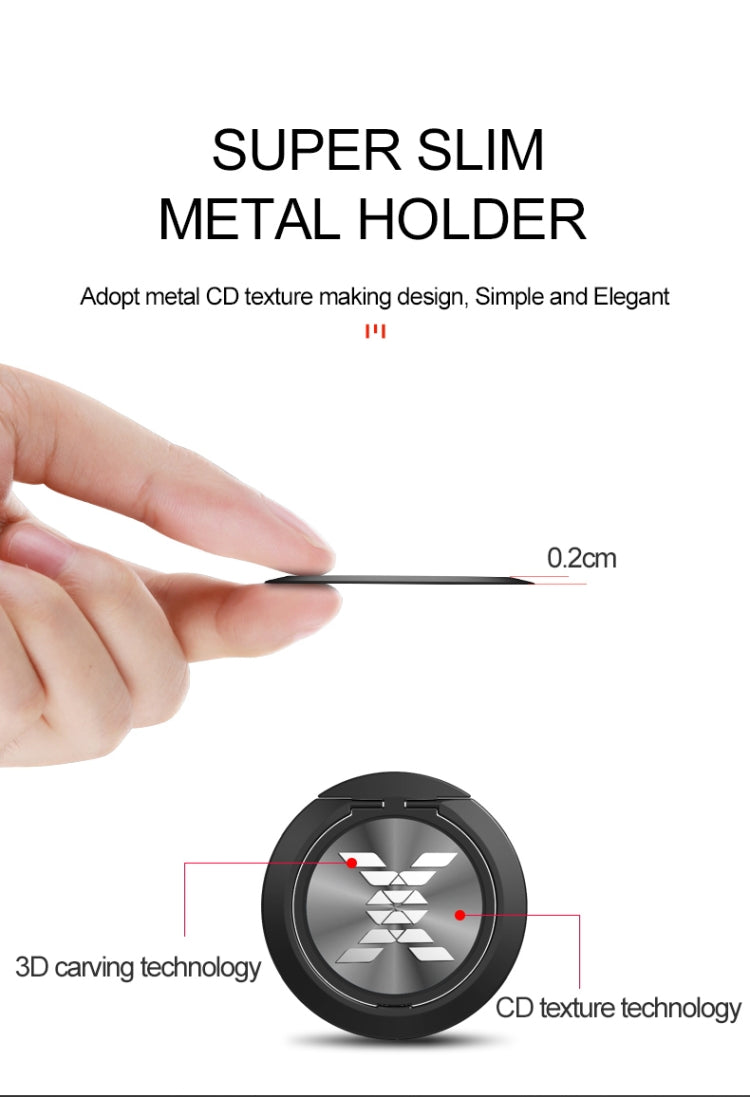 For Vivo X23 XINLI Stitching Cloth Texture Shockproof TPU Protective Case with Ring Holder