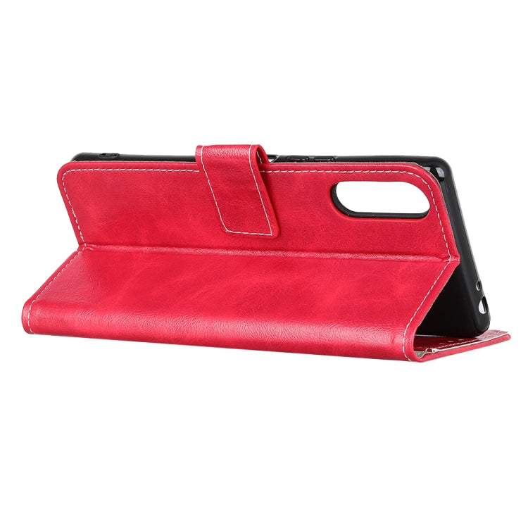 For Sony Xperia Ace II Retro Crazy Horse Texture Horizontal Flip Leather Case with Holder & Card Slots & Photo Frame & Wallet