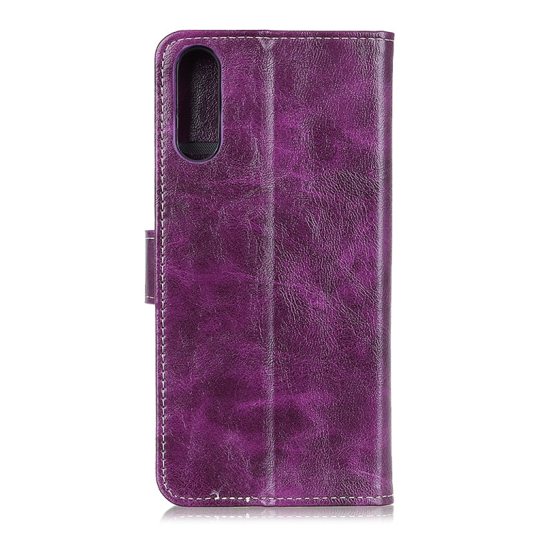 For Sony Xperia Ace II Retro Crazy Horse Texture Horizontal Flip Leather Case with Holder & Card Slots & Photo Frame & Wallet