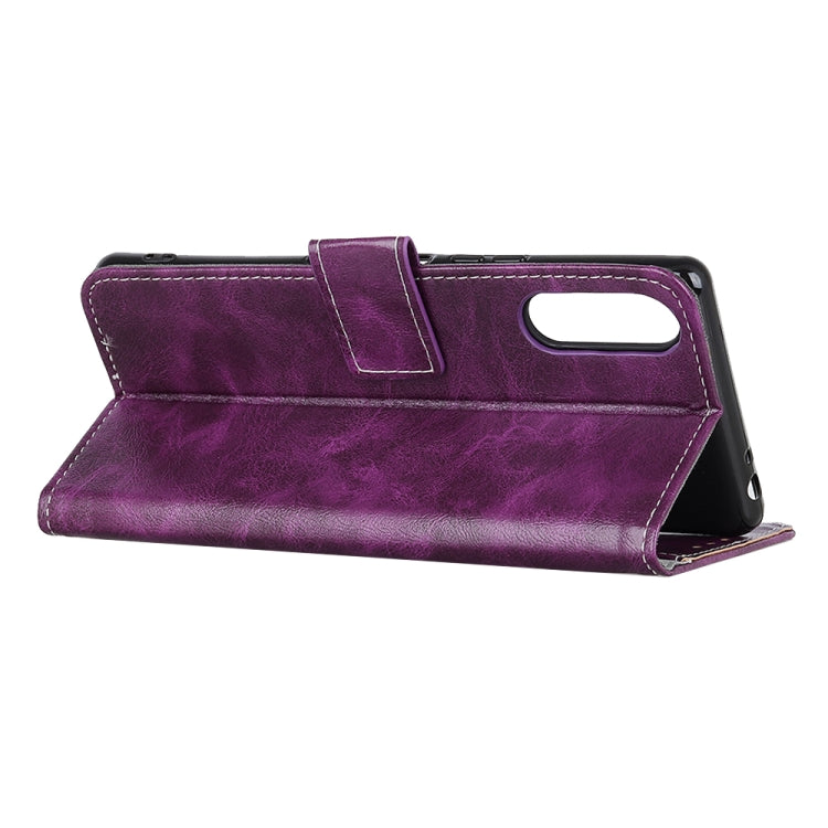 For Sony Xperia Ace II Retro Crazy Horse Texture Horizontal Flip Leather Case with Holder & Card Slots & Photo Frame & Wallet