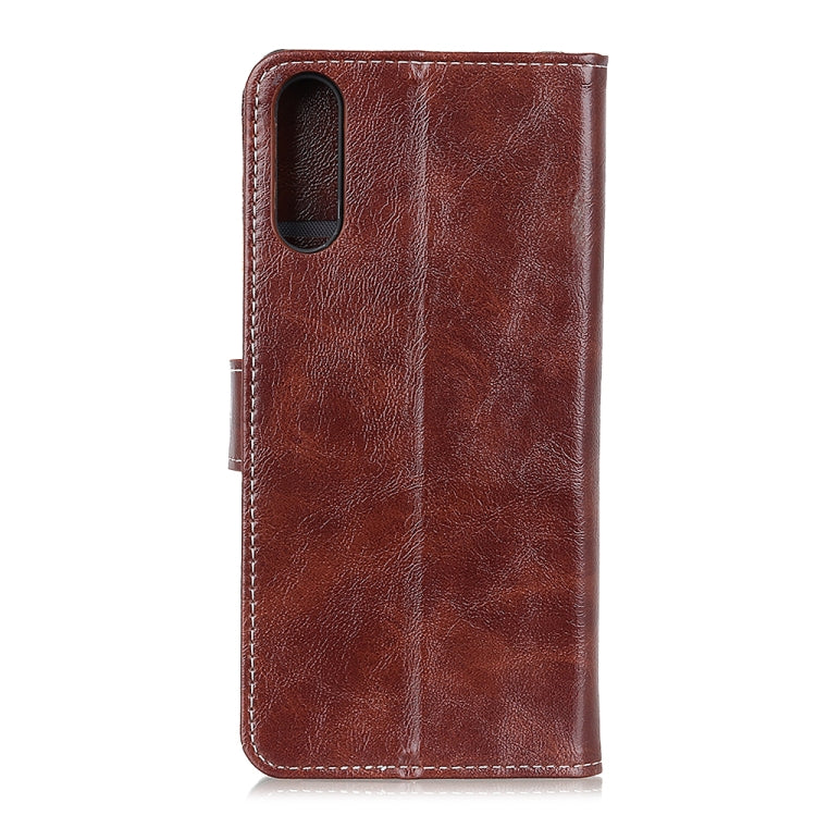 For Sony Xperia Ace II Retro Crazy Horse Texture Horizontal Flip Leather Case with Holder & Card Slots & Photo Frame & Wallet