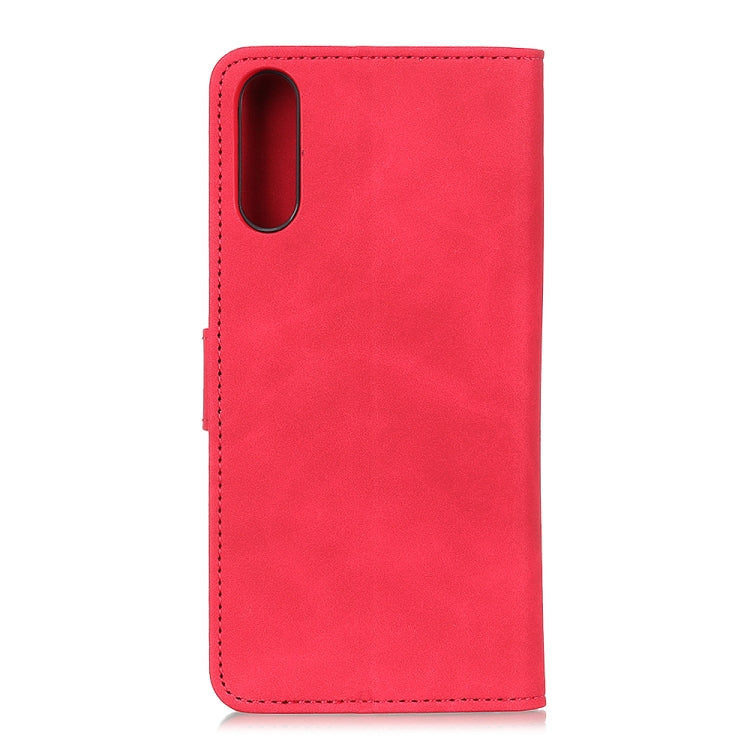 For Sony Xperia Ace II KHAZNEH Retro Texture PU + TPU Horizontal Flip Leather Case with Holder & Card Slots & Wallet