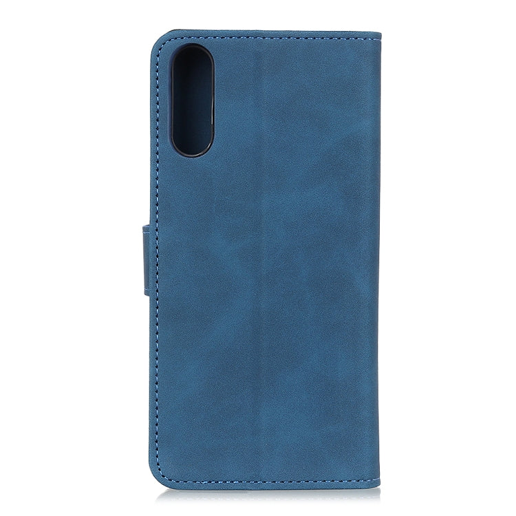 For Sony Xperia Ace II KHAZNEH Retro Texture PU + TPU Horizontal Flip Leather Case with Holder & Card Slots & Wallet