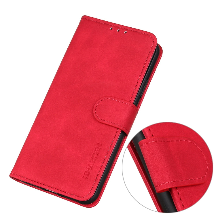 For Xiaomi Redmi Note 10 4G / Note 10S KHAZNEH Retro Texture PU + TPU Horizontal Flip Leather Case with Holder & Card Slots & Wallet