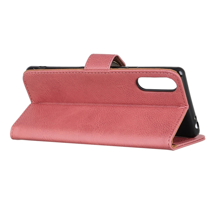 For Sony Xperia Ace II KHAZNEH Cowhide Texture Horizontal Flip Leather Case with Holder & Card Slots & Wallet