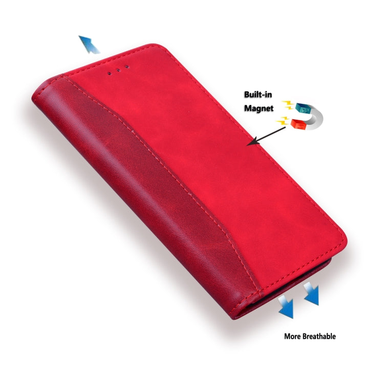 For Samsung Galaxy S21 5G Business Stitching Horizontal Flip Leather Case with Double Folding & Bracket & Card Slots & Photo Frame & Wallet