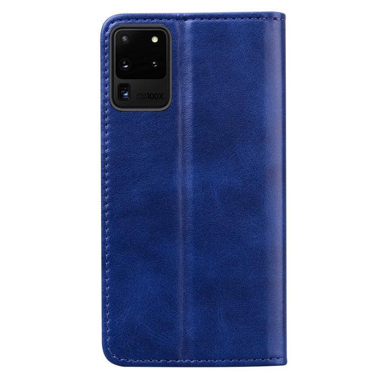 For Samsung Galaxy S21+ 5G Business Stitching Horizontal Flip Leather Case with Double Folding & Bracket & Card Slots & Photo Frame & Wallet