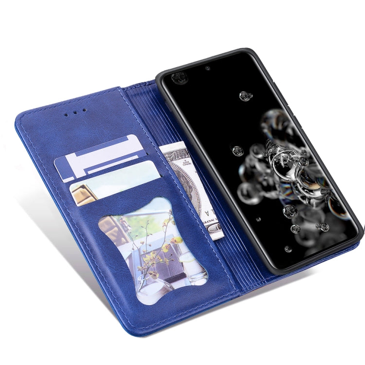 For Samsung Galaxy S21+ 5G Business Stitching Horizontal Flip Leather Case with Double Folding & Bracket & Card Slots & Photo Frame & Wallet
