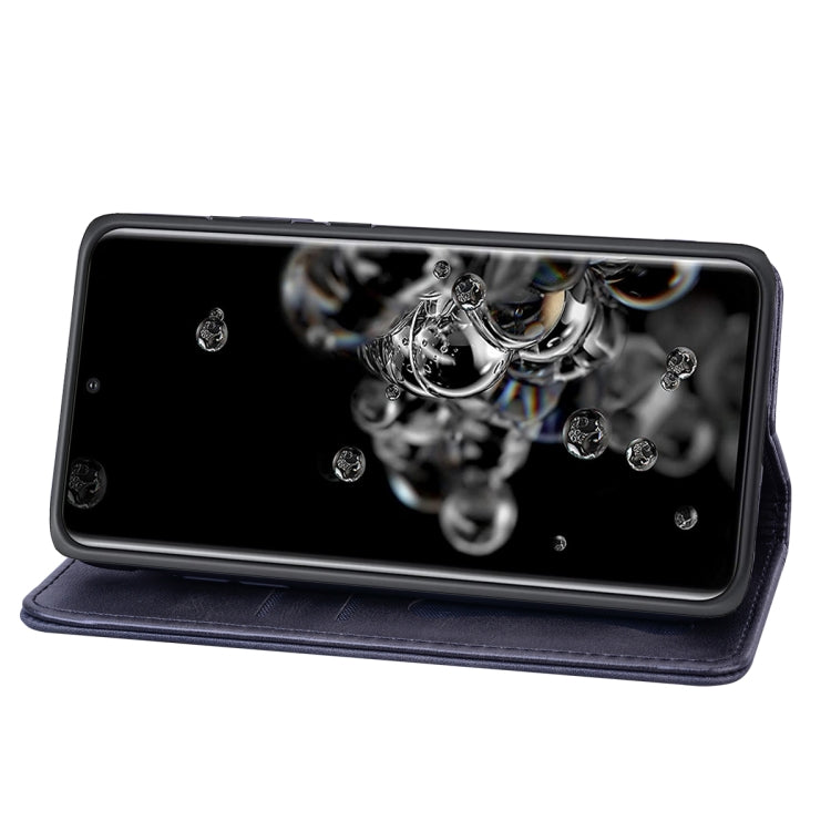 For Samsung Galaxy S21+ 5G Business Stitching Horizontal Flip Leather Case with Double Folding & Bracket & Card Slots & Photo Frame & Wallet