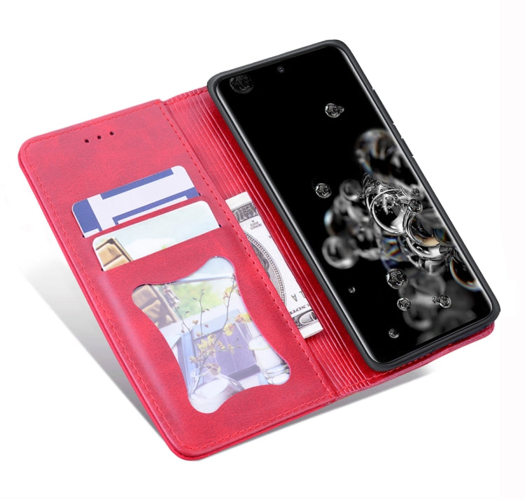 For Samsung Galaxy S21+ 5G Business Stitching Horizontal Flip Leather Case with Double Folding & Bracket & Card Slots & Photo Frame & Wallet