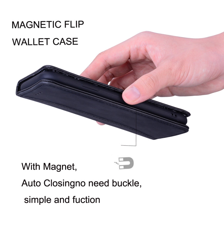 For Samsung Galaxy S21 Ultra 5G Business Stitching Horizontal Flip Leather Case with Double Folding & Bracket & Card Slots & Photo Frame & Wallet