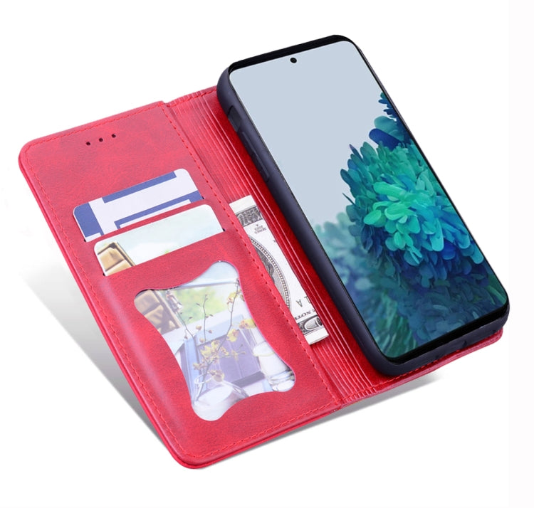 For Samsung Galaxy S21 Ultra 5G Business Stitching Horizontal Flip Leather Case with Double Folding & Bracket & Card Slots & Photo Frame & Wallet